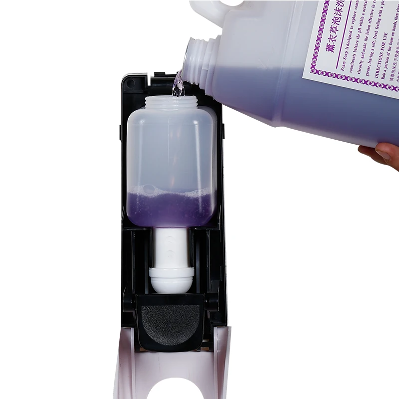 400 мл пена для унитаза, дезинфицирующее средство для рук, Диспенсер OEM для отеля, ванной комнаты, настенный белый ручной Iiquid диспенсер для мыла