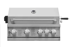 stainless steel 4 burners build-in gas bbq grill with high quality