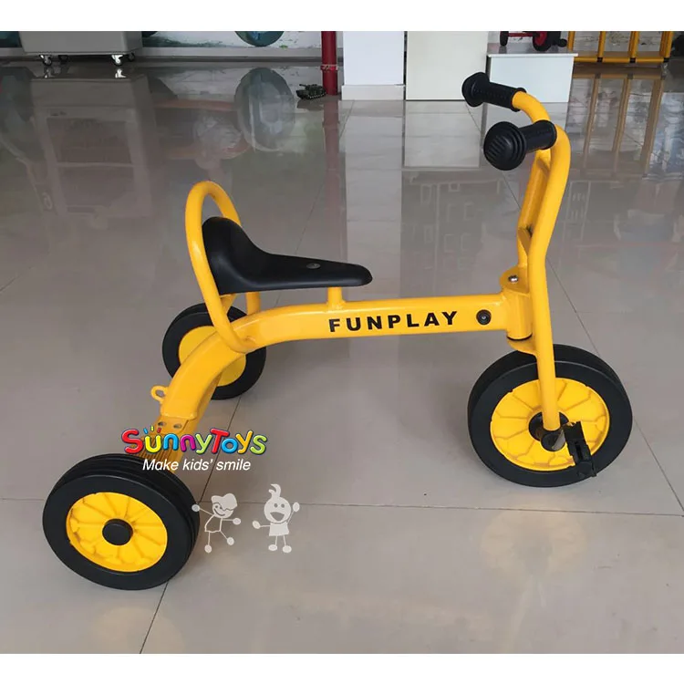 Children playground kids riding bicycle car preschool 3 wheels bike