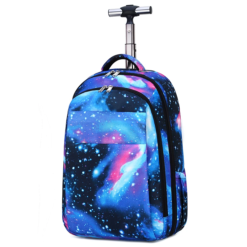Hot sale Trolley Luggage Wheeled Backpack Rolling Backpacks 2 Wheels student backpack