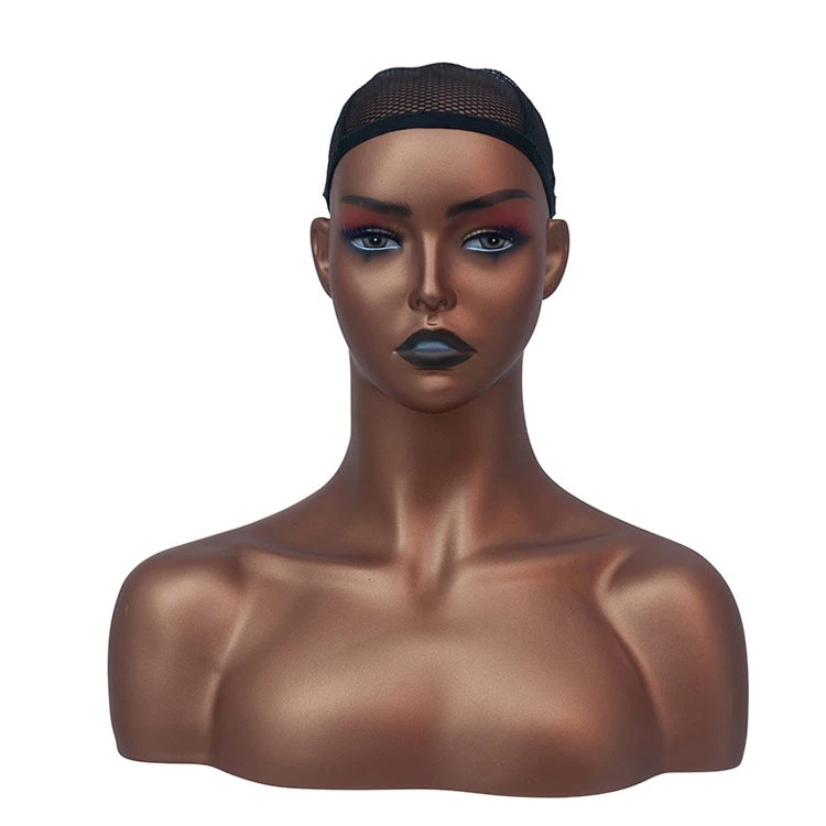 New Arrival Female Makeup Hat Jewelry Display Wig Mannequin Head wig stand tripod with mannequin head for Customize Logo