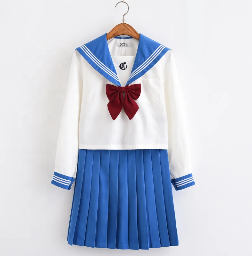 
customized casual girl sailor school uniforms,design high quality sailor suit 