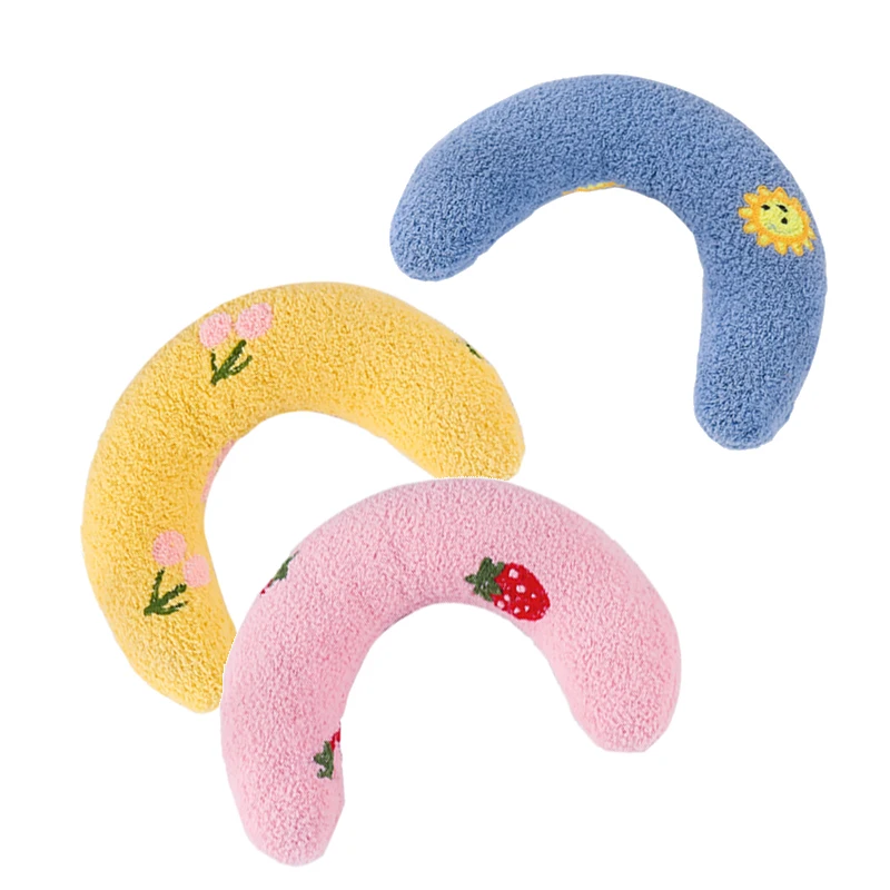 Songshan Toys Wholesale custom U shape U-shaped pet neck support soft pillow small cat dog accessories cervical protection sleep