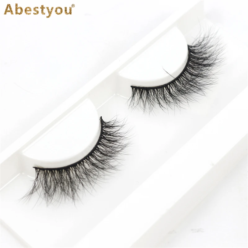 Abestyou New Arrivals Wholesale Eyelash Packaging Fluffy 14mm 18mm 3D Eyelashes Private Label Lashes Vendors