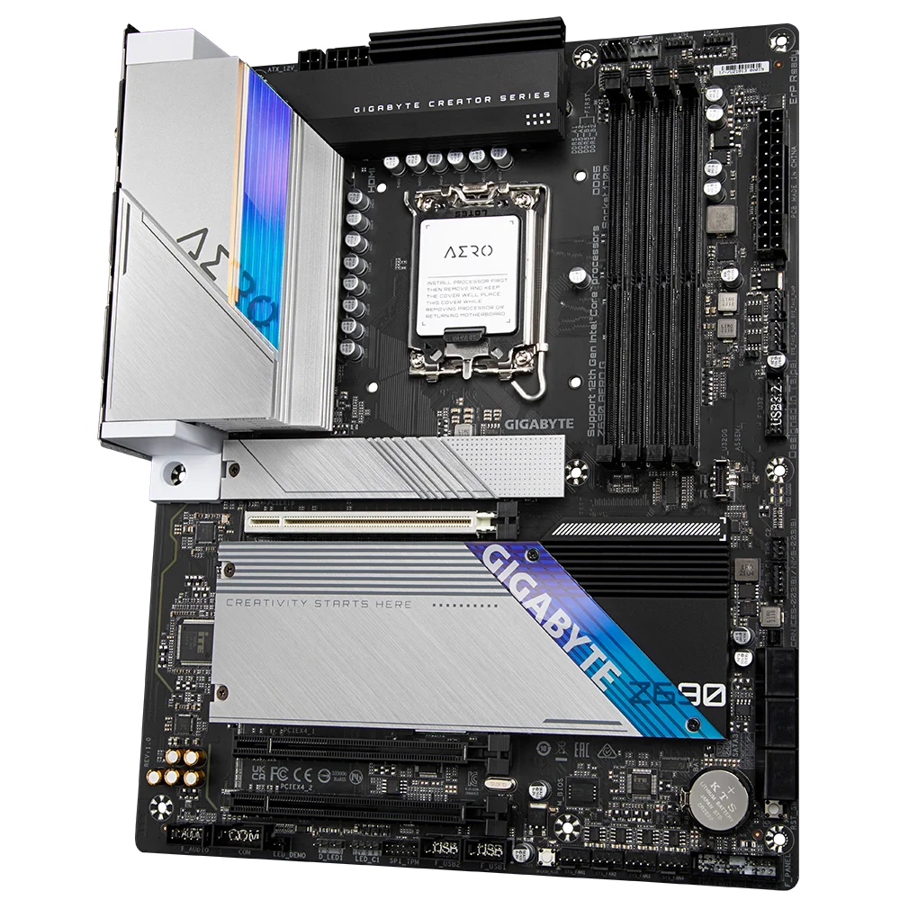 GIGABYTE INTEL Z690 AERO D   (rev. 1.0)ith Intel WiFi 6E AX210 Supports 12th Gen  Gaming Motherboard