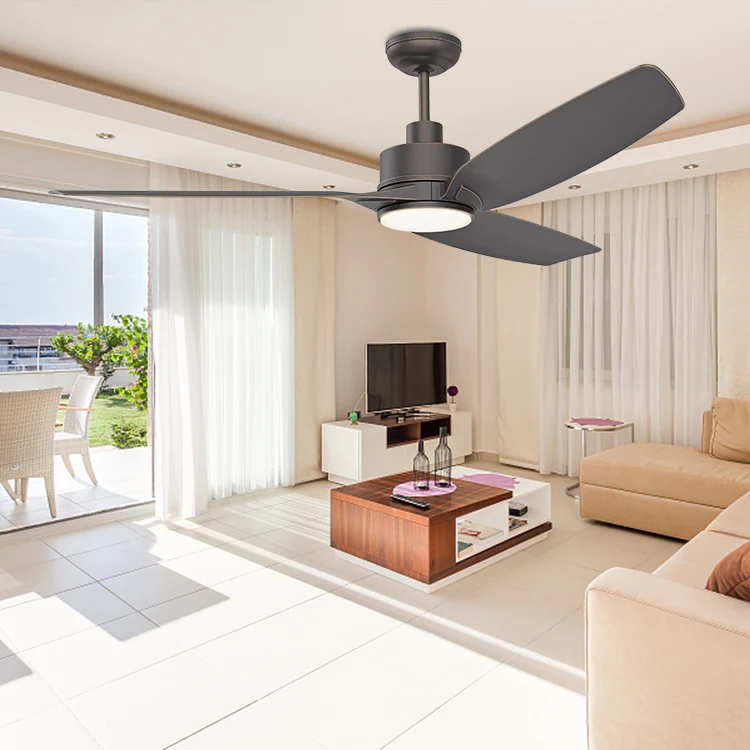 Lamparas De Techo Con Ventilador Modern Control 6 Speed Changes Led Ceiling Fan With Led Lights Chandelier For Bedroom