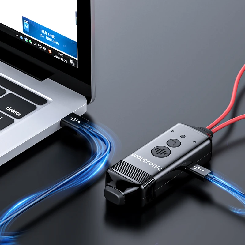 Mobile Phone Call Recording Headset Wireless Recording Headphone Voice Call Monitoring Headset Voice Recorder