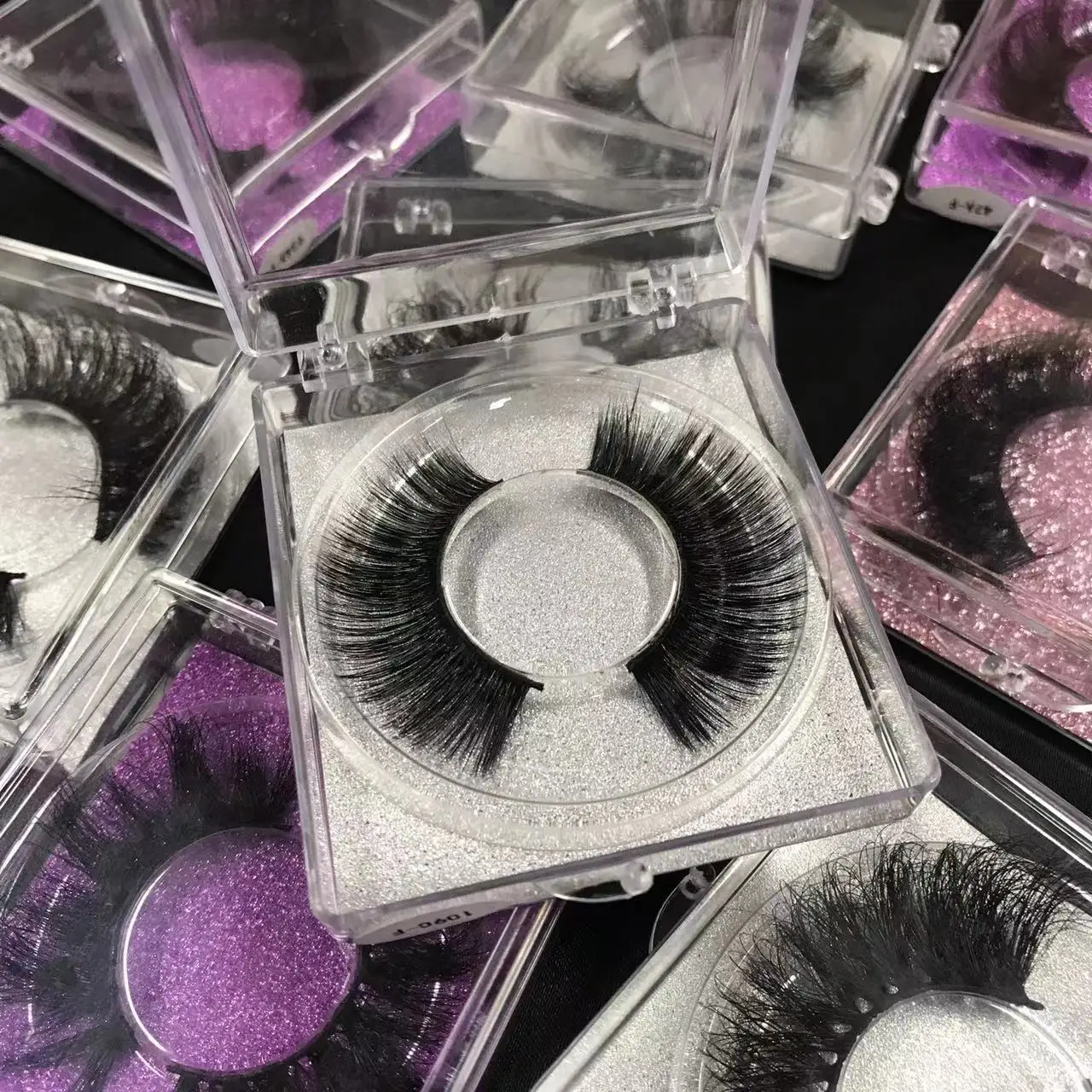 hot sale mink eyelashes wholesale vendor eyelash extension 25mm mink eye lashes