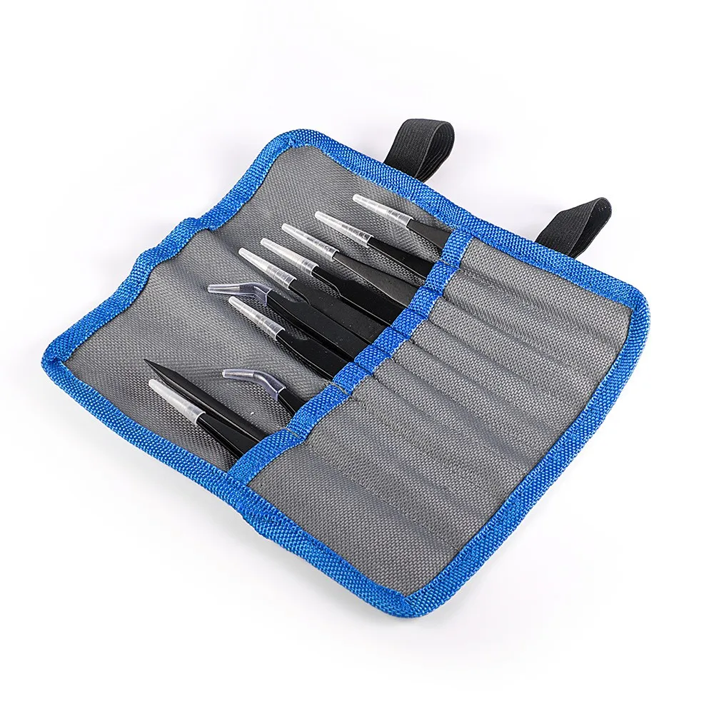 10 в 1 набор антистатических пинцетов из нержавеющей стали для мобильного компьютера инструментов ремонта