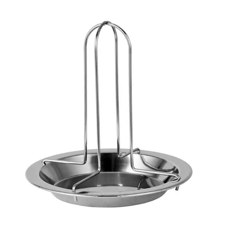 Stainless Steel Chicken Roaster Rack Non-stick Vertical Chicken Holder BBQ Chicken Roasting Stand For Grill