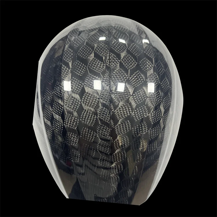 Custom High Quality Carbon Fiber Motorcycle /Riding Helmet for Men & Women Ventilated & Adjustable