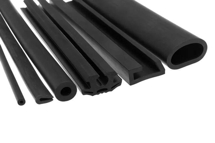 Black UV Resistant Customized Dense Extrusion Rubber EPDM Profile