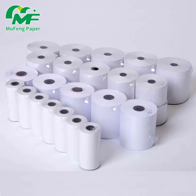Factory Price 80x80mm 57x40mm 100/Case Thermal Paper Roll Cash Register Paper For POS Thermal Paper Roll Tape