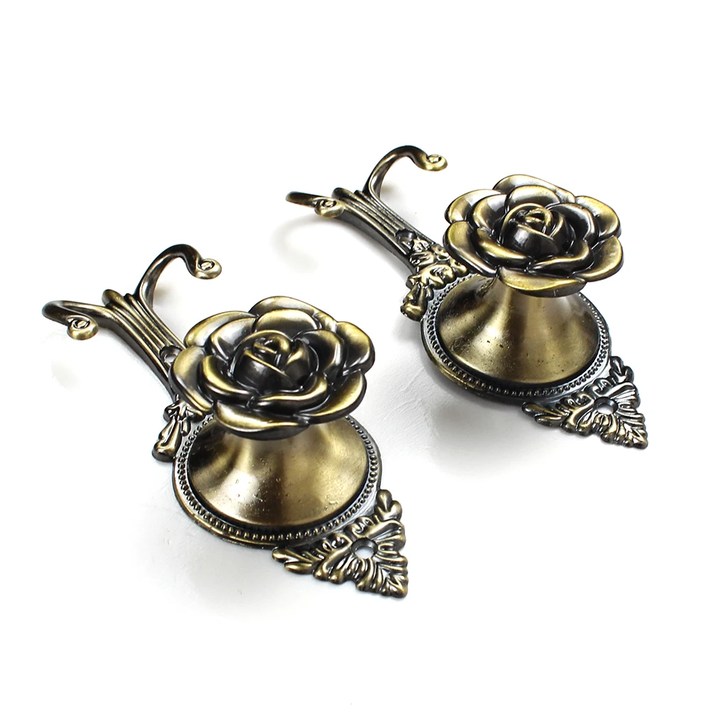 High quality crystal curtain wall hook wholesale factory supply metal curtain tie back