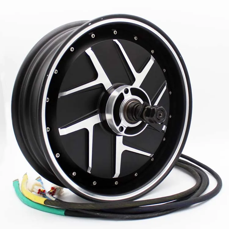 13-inch brushless DC hub motor 72V8KW motor driver is suitable for electric motorcycle scooters 130km/h