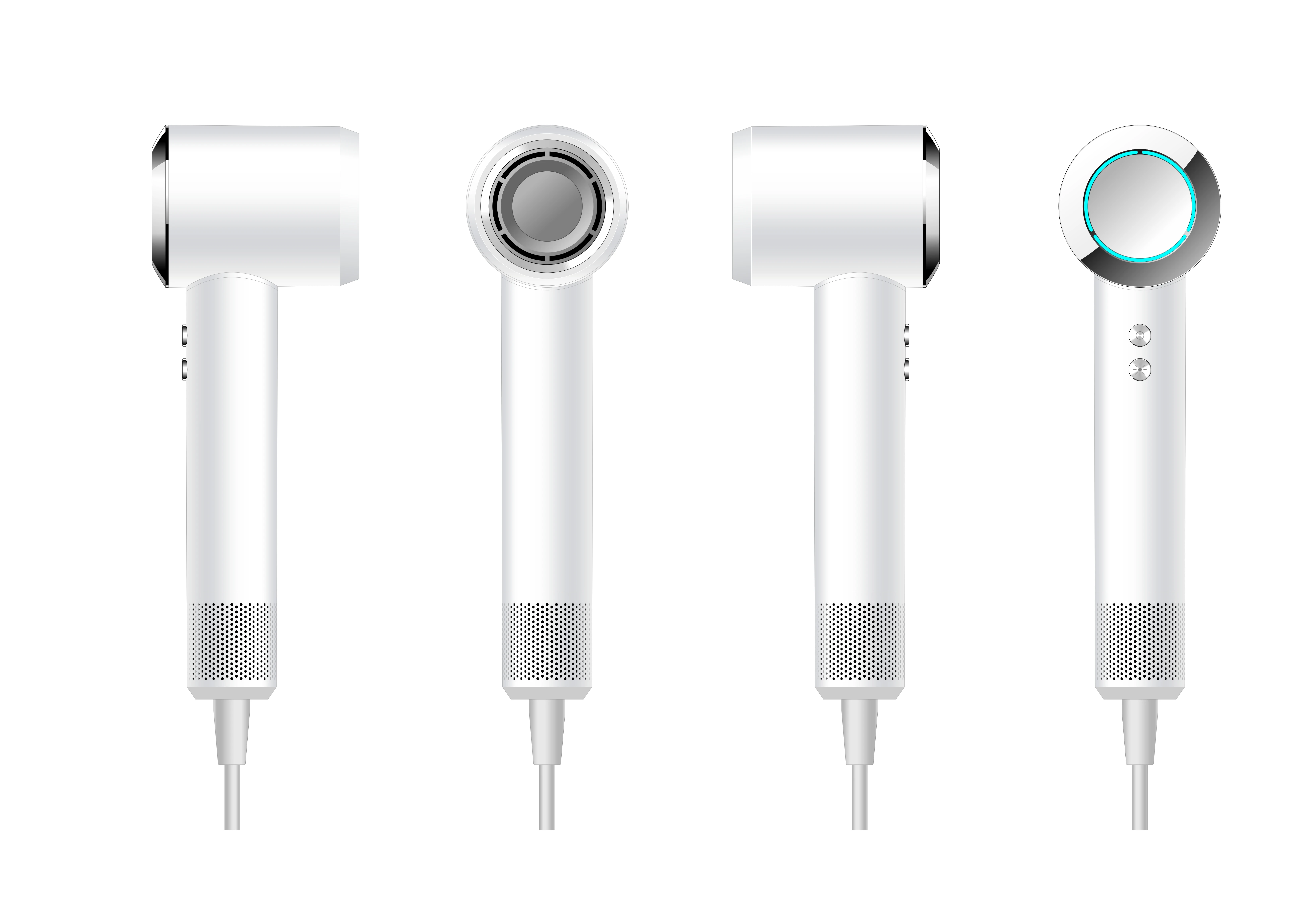 PLUZZ High Quality Custom Suction Hair Dryer Hotel Travel Salon Hair Dryer High Speed Home Usb Plastic Ionic Household X116 - 6