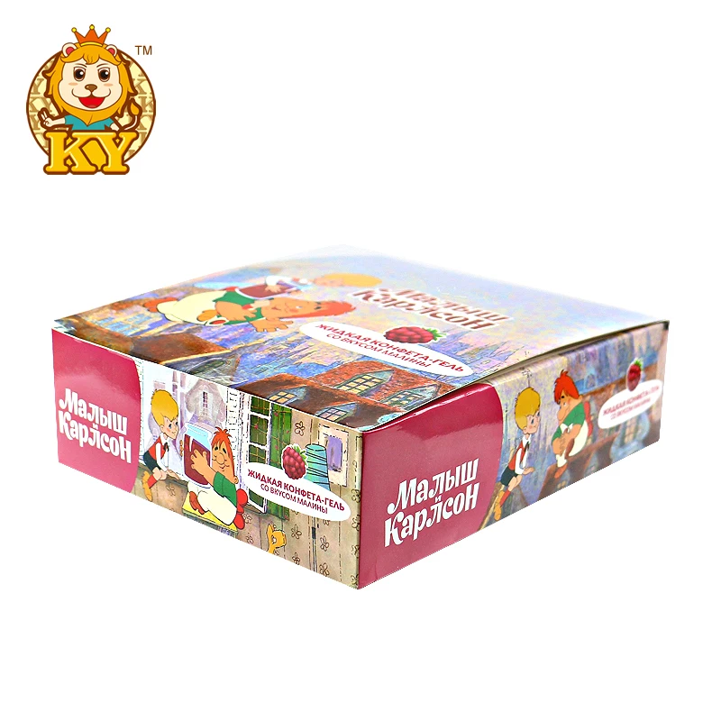 Hot Selling Fruity Squeeze Jam Sour Liquid Candy Sweets for Kids