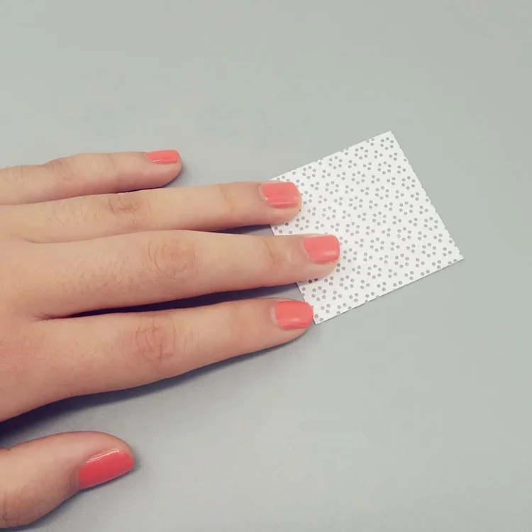 Одноразовые нетканые Промышленные салфетки для снятия лака 100% PP без ворса 80 г/м2 5x5 см, сухие салфетки для ногтей