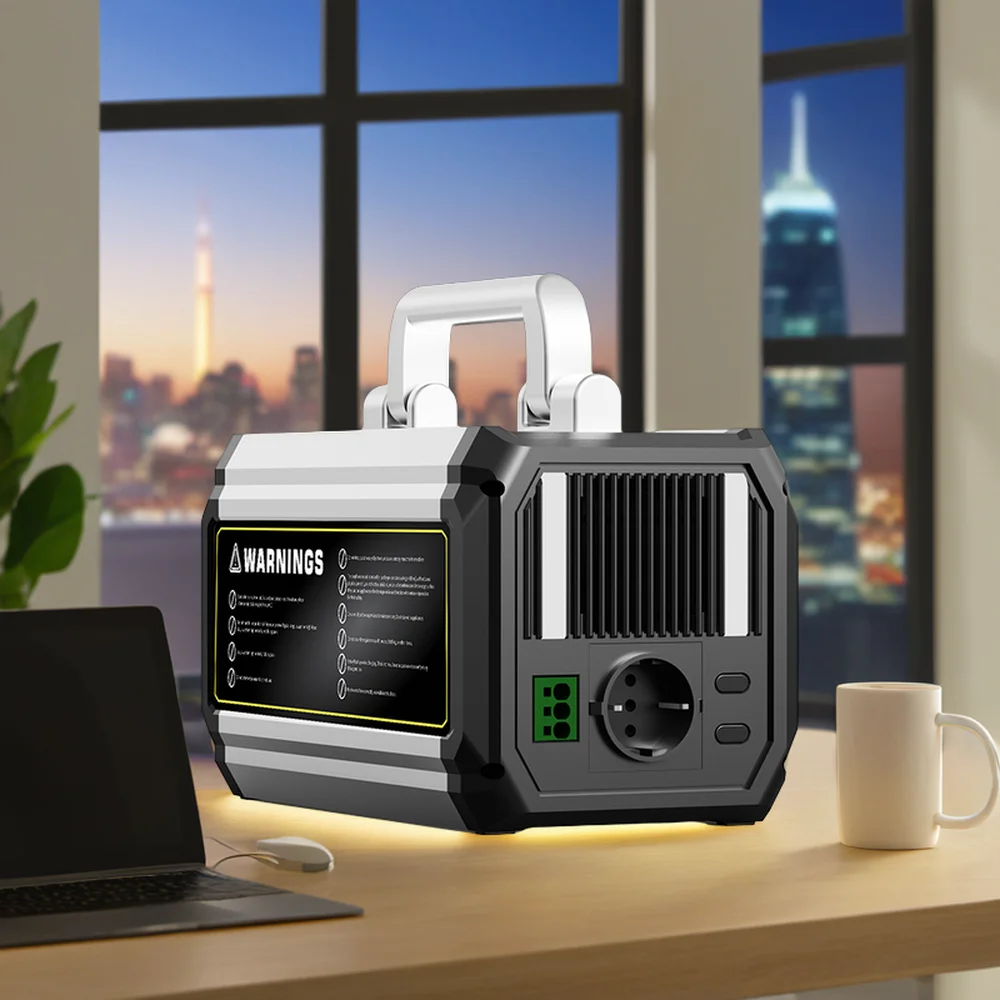 1000W Portable Energy Storage Lifepo4 Battery 110v 220v Spare Solar Generator Home Power Station Solar Panels Pure Sine Wave