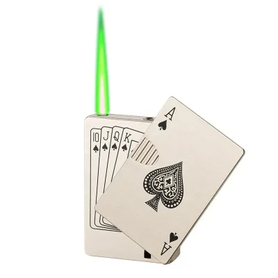 Wholesale Best-Selling Jet Flashlights, Windproof Playing Cards, Smoking Accessories, Metal Lighters