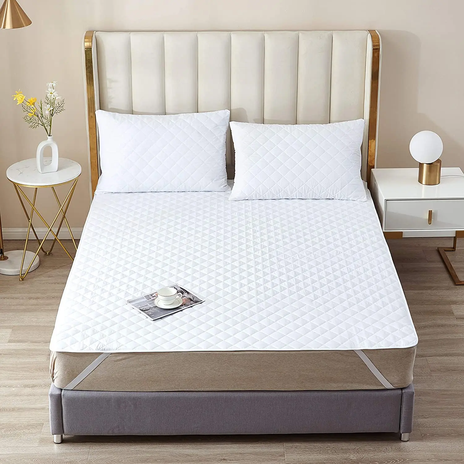 Factory Wholesale OETO twin polypropylene waterproof foldable bed cover mattress protector