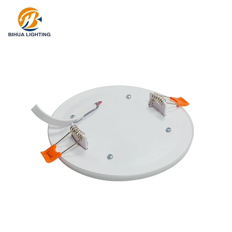 Zhongshan BIHUA Indoor Ceiling Home Office 3w 6w 12w 18w Round Square Recessed RGB Led Panel Light