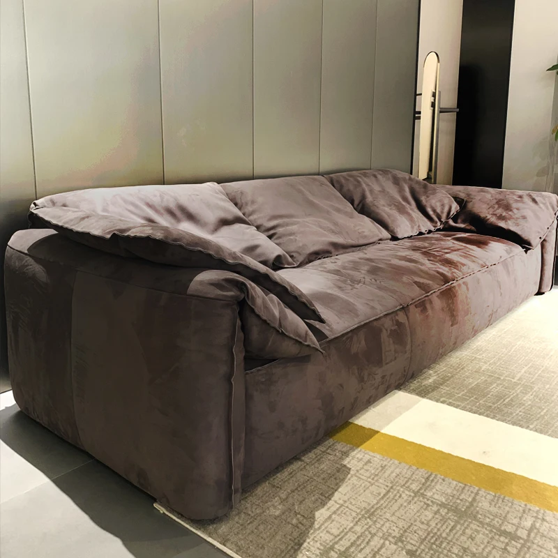 Italy Elephant Ear Sofa Interior Living Room Modern New Design Luxury Velvet Sofa