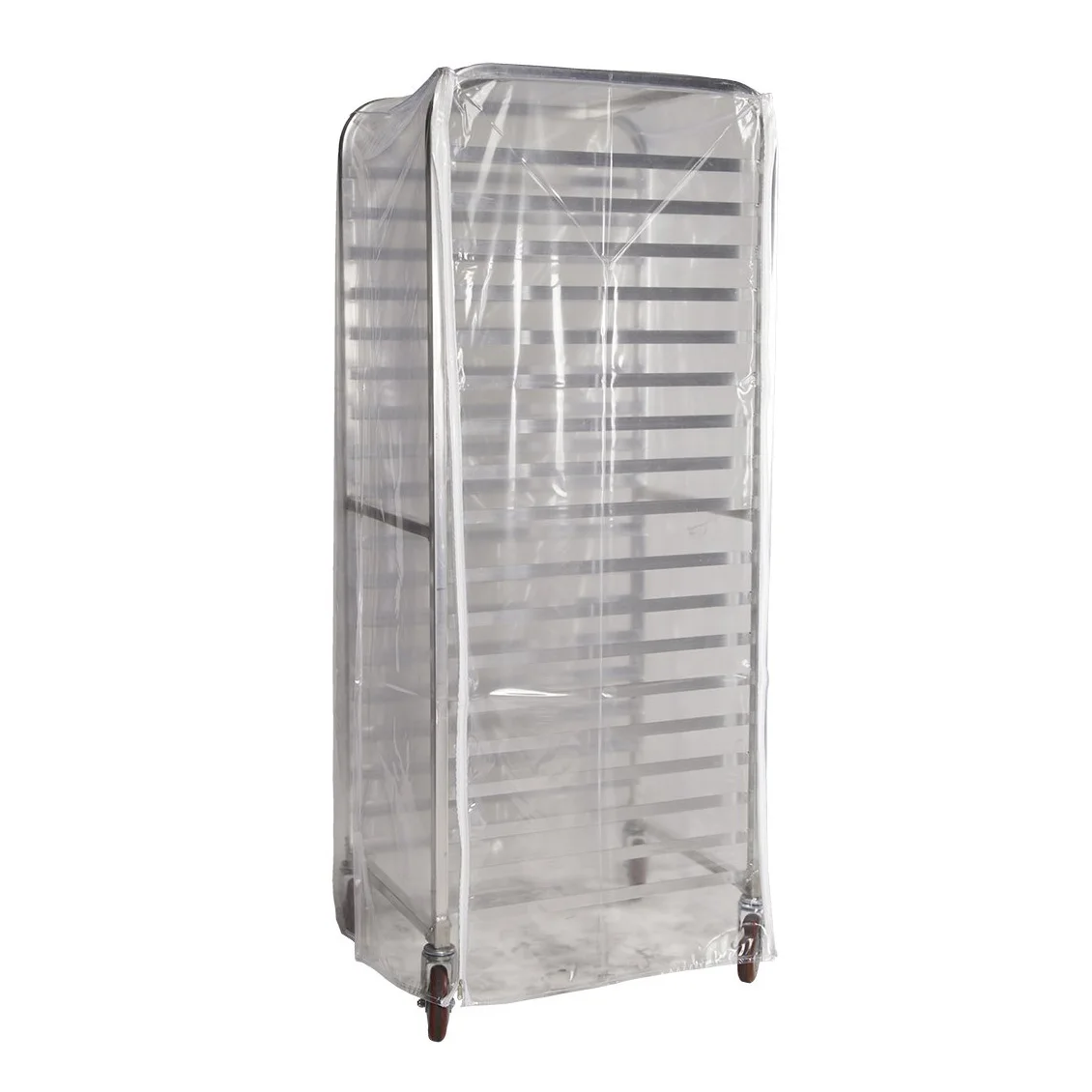 Texpack Restaurant Supply Bun Pan Rack Cover clear vinyl  Bakery Bread Rack Covers food rack cover