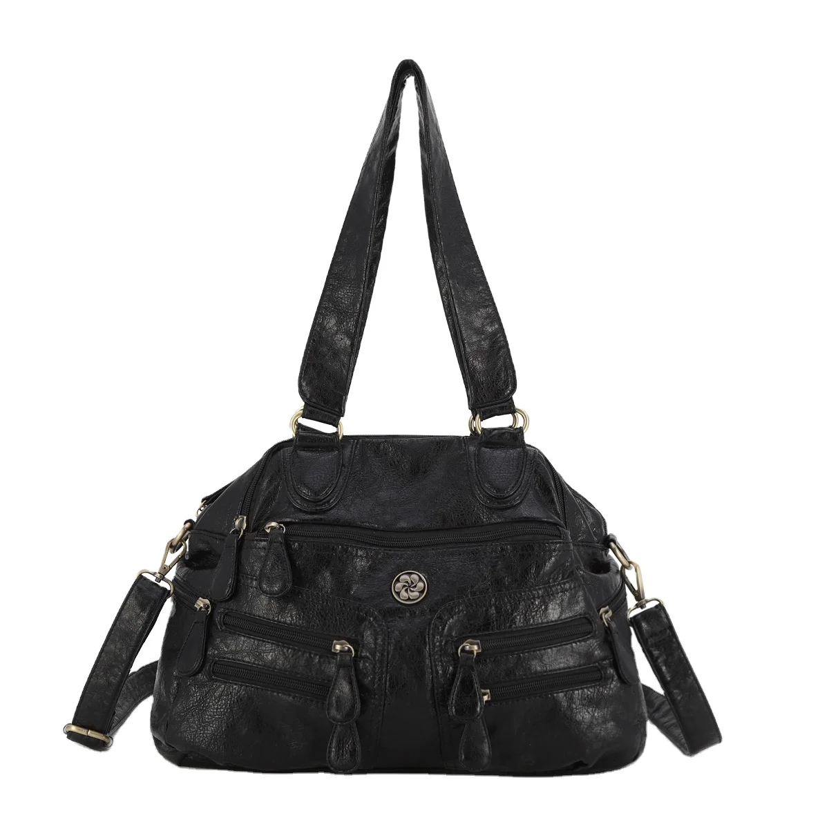 Ангел Поцелуй для женщин с верхней ручкой через плечо сумки в руку на сумка сумка-тоут из потертой кожи Кошельки