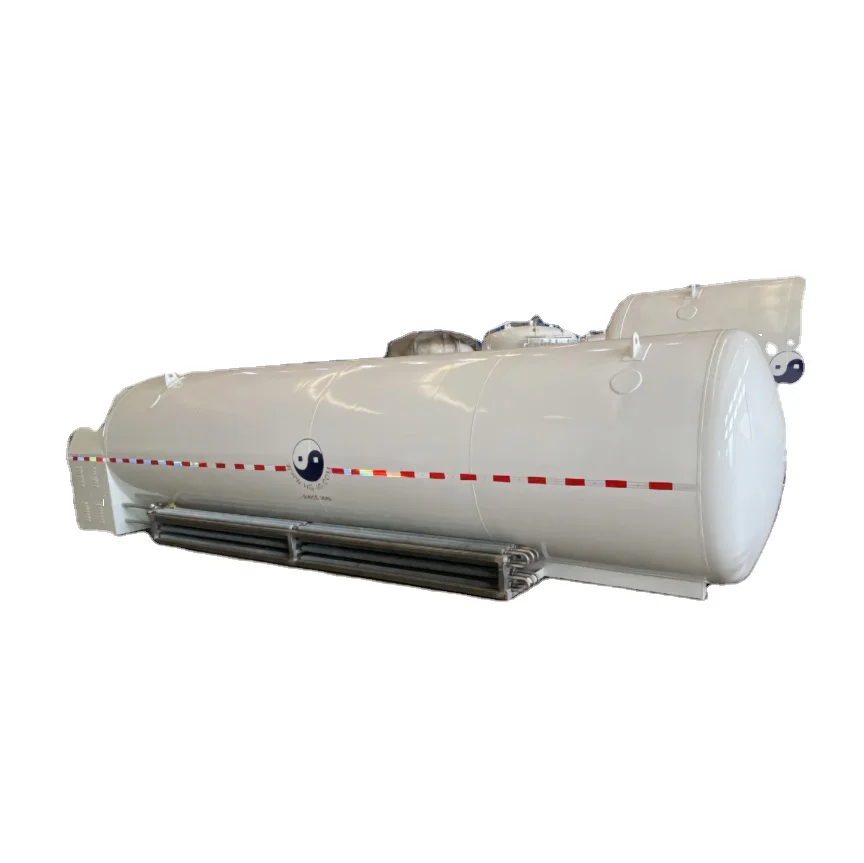 Customized Volume Liquid Oxygen Nitrogen Argon Storage Tank / Cryogenic Liquid Gas Cylinder