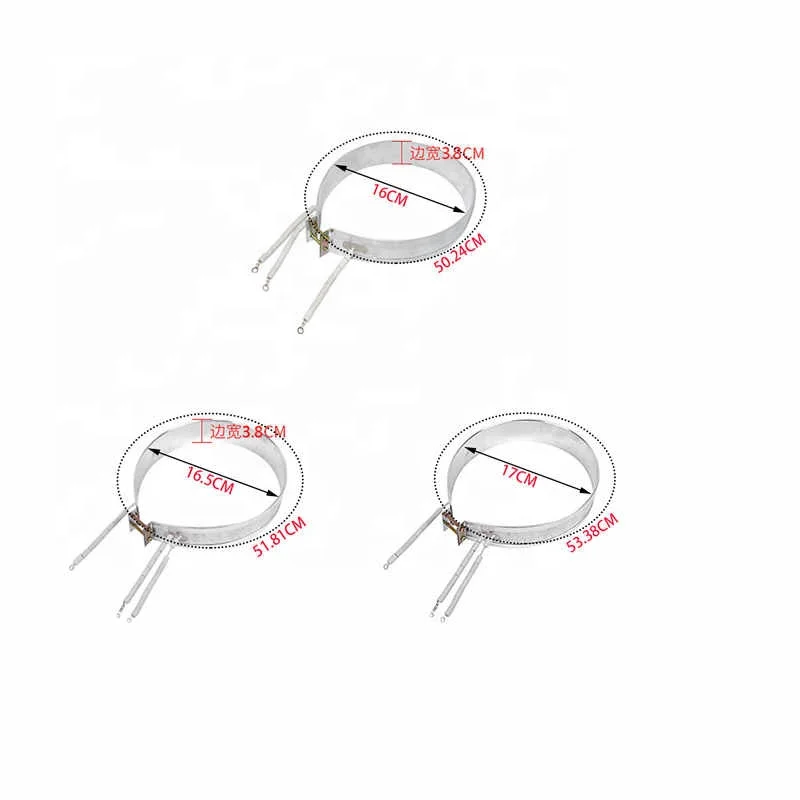 
Быстрый нагрев тонкой электроизоляции, Малый бытовый электрический водонагреватель запчасти 160/165/170 мм/220V/900W тонкая полоска нагревательный элемент 