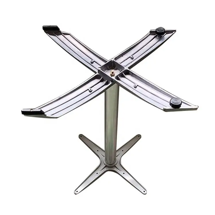 Modern newest design furniture home Decorative table base Cross shaped High low foot fittings