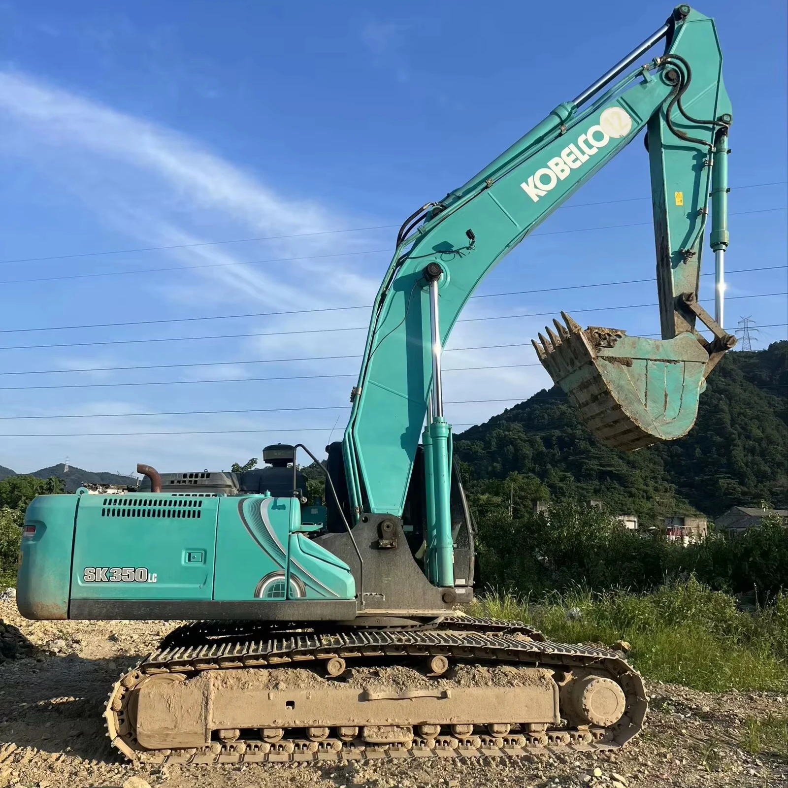 Kobelco 350-10 гусеничная многоцелевая Инженерная образовательная техника б/у экскаватор большой экскаватор
