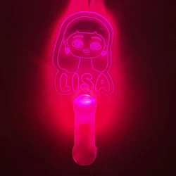 ROSE   LISE JENNIE JISOO  Customize Acrylic  glow sticks for concerts