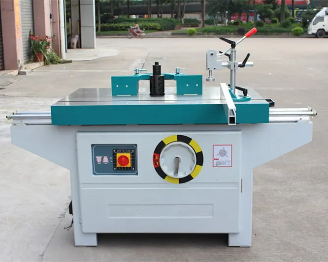 Woodworking wood sliding table wood furniture vertical single spindle moulder shaper milling moulding router miller machine
