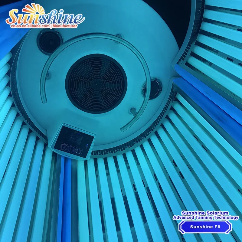 
China Factory Prices Whole Body Tanning Machine Tanning Beds Standing Solarium sunbed for skin sunbathing 