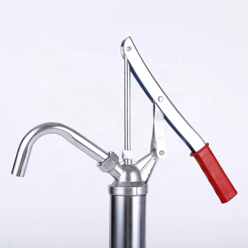 Hand Rotary Oil Barrel Pump Made Of Aluminum / Mechanical Diesel Oil Suction Pump For Drums Or Tanks