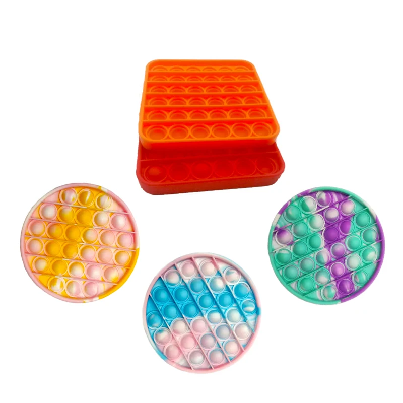 Push Bubble Fidget Sensory Toy Autism Special Needs Stress Reliever Adult Kids  Anti - stress Toy Popit Fidget Toys Kids Gifts