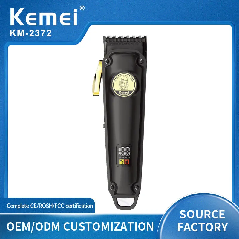 KEMEI new barber shaving pusher hair salon special electric push clippers digital display barber children barber clippers