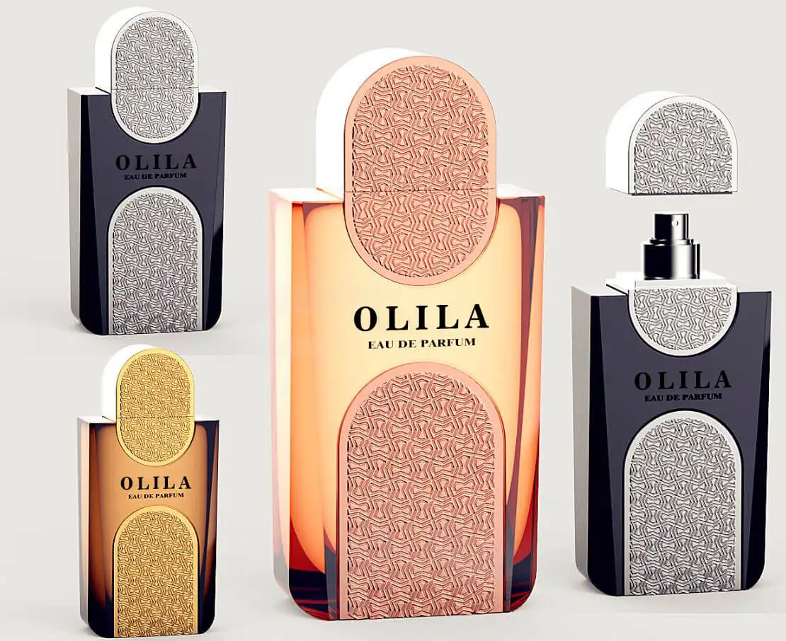 Wholesale perfume spray bottle packaging with pump and box for Dubai