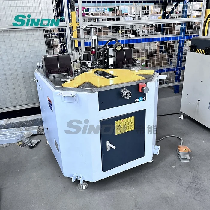 Aluminum Window Assembly Crimping Machine Automatic Hydraulic Type Window Machines