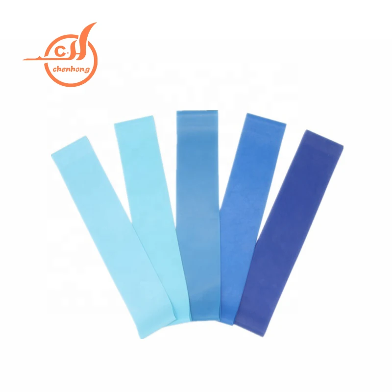 China Pilates Band Workout Accessories Stretch Loop Bands Set Custom Logo Resistance Band Fitness for Home Exercise