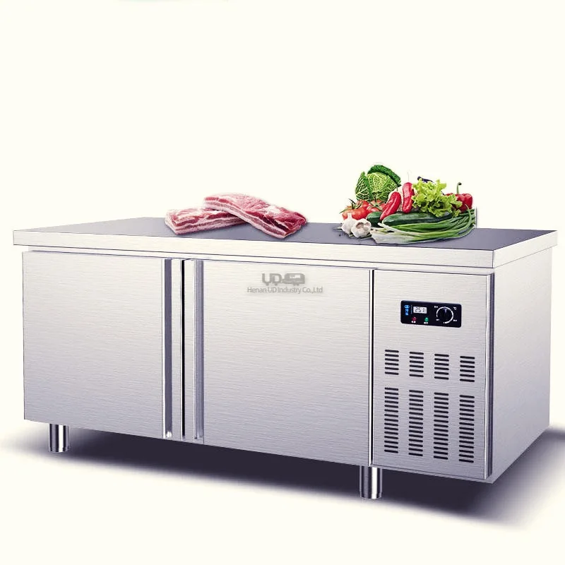 Commercial Kitchen Restaurant Workbench Refrigerator Under Counter Fridge Freezer For Sale