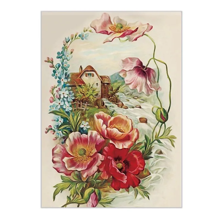 embroider DIY DMC Cross stitch Sets For Embroidery kits The countryside factory direct sale Scenery