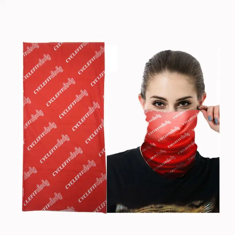 Versatile headwrap bicycle tubular seamless cycling face tube bandana bamboo neck gaiter