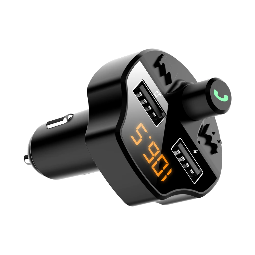 Двойной Usb музыкальный плеер аудиоприемник автомобильный комплект громкой связи Bluetooth