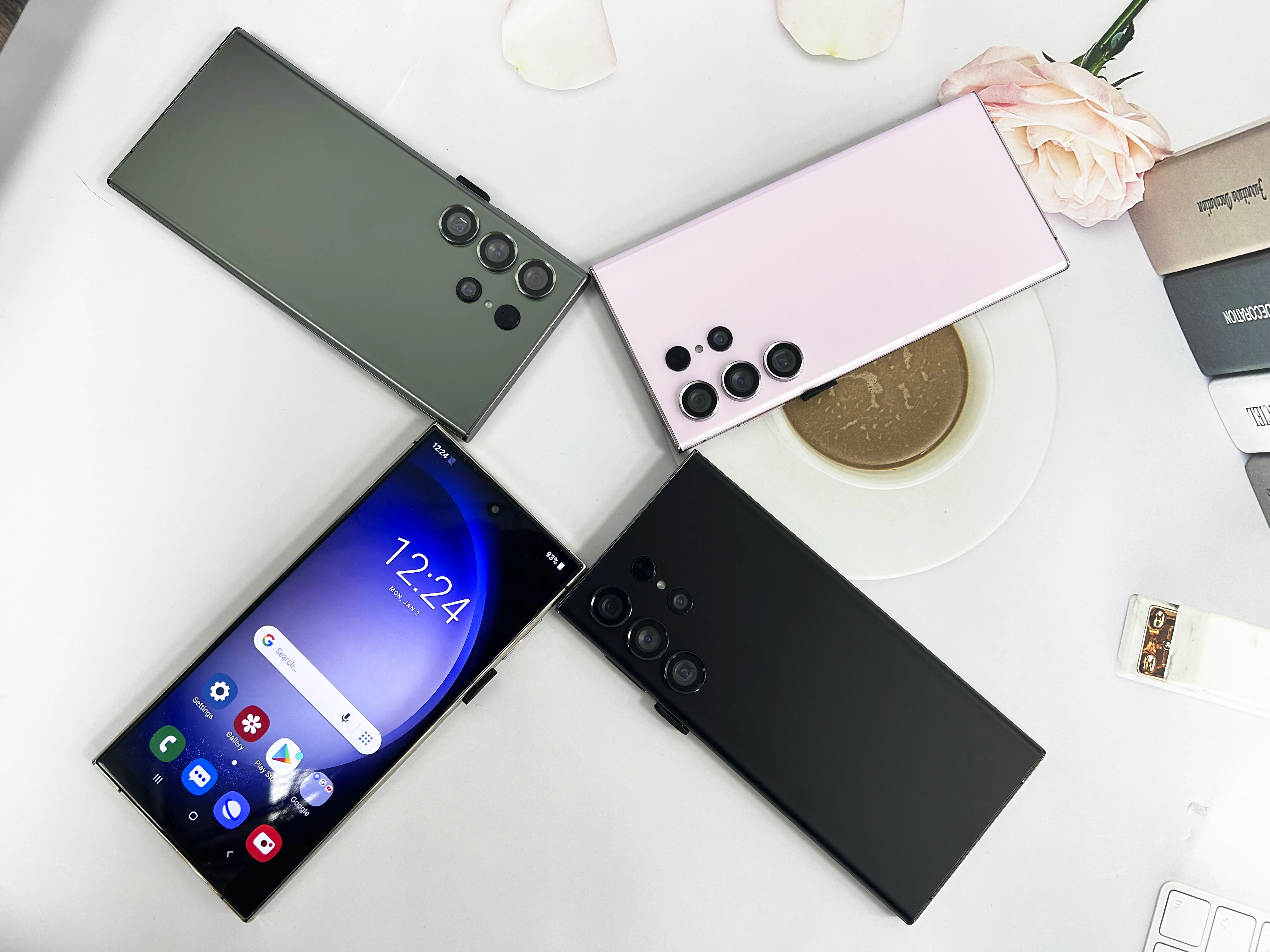 Hot Selling S23 U Itra Withbuilt in touchscreen pen Mobile phone 6.6 Inch big screen full Display Android 12 Cell phones