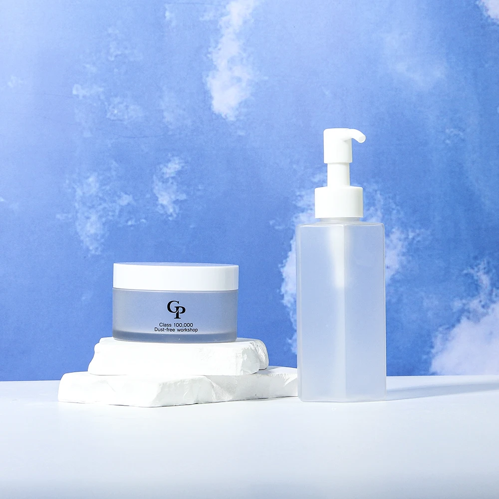Manufacture Plastic Packaging High Quality Frosted Color Hexagon Shape Plastic PET Bottle With Pump For Make up Oil