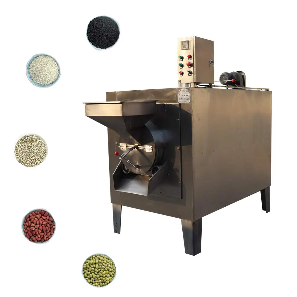 Excellent supplier barley malt roasting machine sunflower seeds soyabean roaster machine