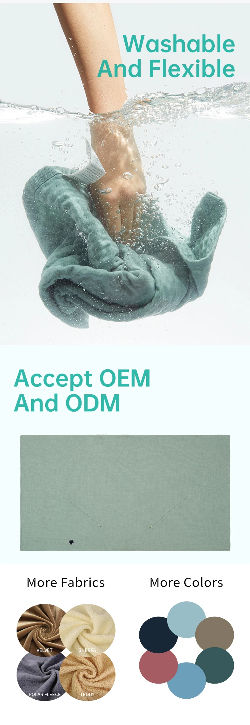 Factory Direct Sale Neck And Shoulder Back Electric Blanket Graphene Heated Wearable Shawl Blanket